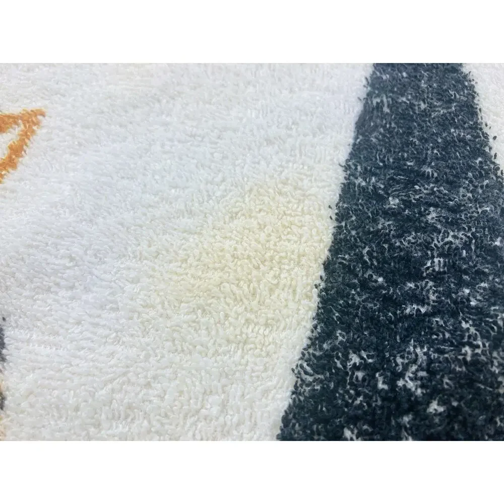 Vintage 1950s 60 Cannon Terry Beach Towel Tiger Pop Art Lion Graphic Black Cat O